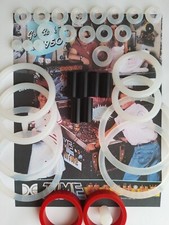 FLIPPER DATA EAST -TIME MACHINE-KIT ELASTIQUE SILLICONE TRANSPARENT-PINBALL