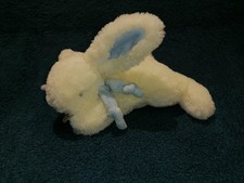 doudou et compagnie peluche  lapin bonbon noeud bleu Etat neuf