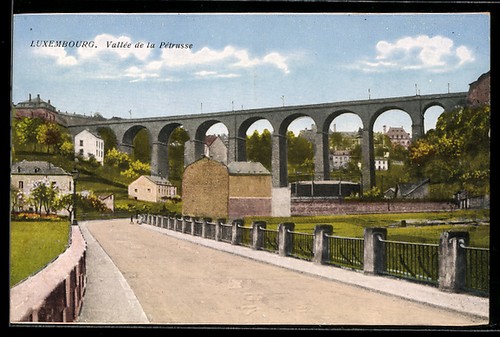 Cpa luxembourg vallée la - de,