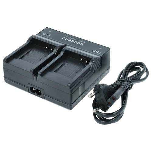 Chargeur double pour panasonic - double,