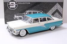 1:18 Triple9 1959 GAZ 13 Seagull Limousine Turquoise/ Blanc Die-Cast
