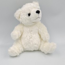 Doudou peluche ours polaire blanc AMIDIS - 25314