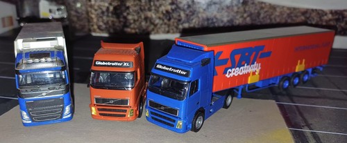 Herpa camions volvo x 3 - volvo,