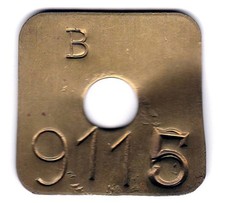 Jeton en cuivre - Benzène -