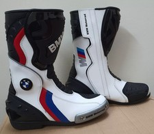 Homme Bottes De Motard En Cuir