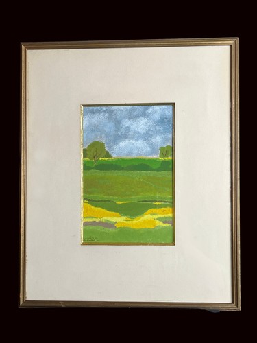 Texier aquarelle paysage - texier,, ile
