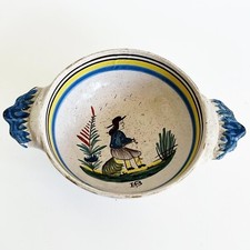 HB Quimper Bol en faience fin