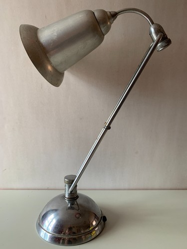 Ancienne lampe metal usine - lampe,