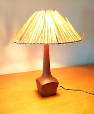 LAMPE A POSER SCANDINAVE DESIGN VINTAGE 1960 en teck