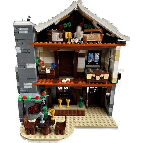 Winter village mediaval - winter,