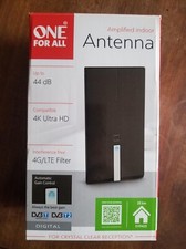ONE FOR ALL ANTENNA AMPLIFIED INDOOR SV9425 ANTENNE AMPLIFIEE UP TO 44dB 4K 4G 
