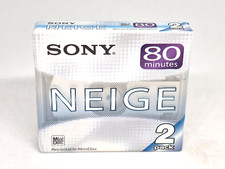 SONY NEIGE MD 80 2 PACK MINI