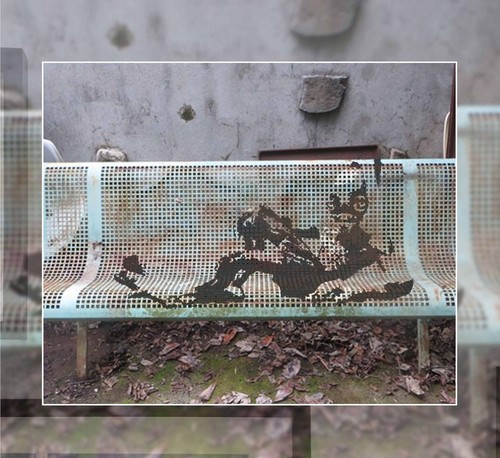 Affiche abe sur - affiche, banc