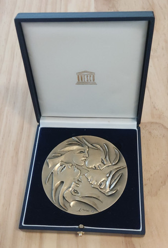 Médaille unesco tetes - unesco, 5