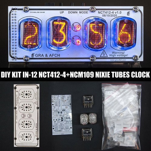 Diy kit nixie tube clock - kit,