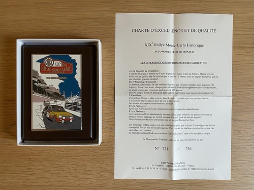 Trophée plaque émaillée - plaque, 19