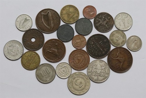 World old coins - old,