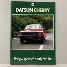 DATSUN CHERRY / brochure catalogue 20p / NL / top!