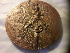 RARE MÉDAILLE 72mm BRONZE LA