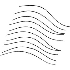 Lignes de coupe corde 