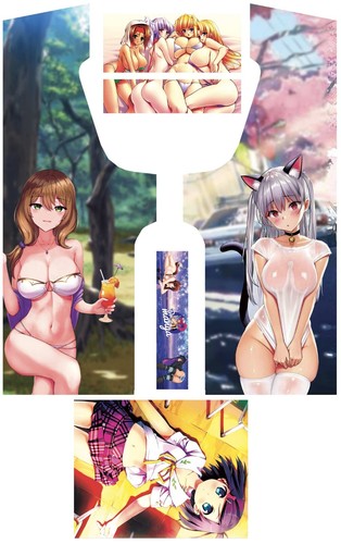 Stickers manga sexy - modele, 1
