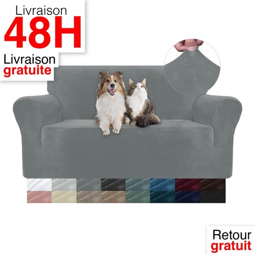 Housse canapé velours - housse,