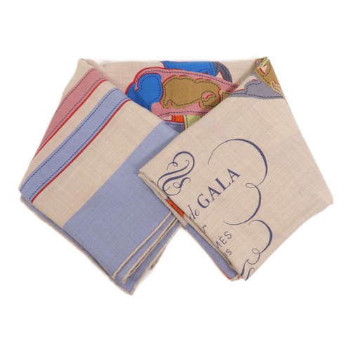 Hermes applique pique shawl - hermes,