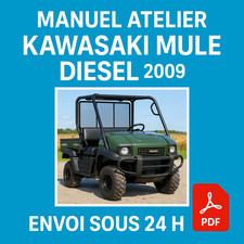 Manuel Atelier Kawasaki Mule Diesel 2009 Revue Technique Moto RMT CD PDF