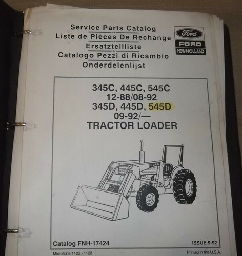 Ford neuf holland 345c 445c - holland,