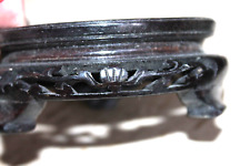 socle ancien bois sculpté