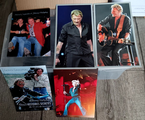 Johnny hallyday lot cartes - johnny,