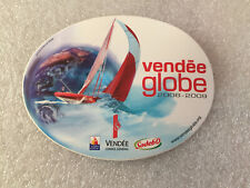 AUTOCOLLANT STICKER  Vintage VENDEE GLOBE 2008 / 09 SABLES D'OLONNE BATEAU  BOAT
