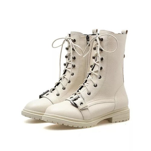 Bottes bikers beige - bottes,