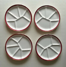 4 x VINTAGE FRENCH MAXIM'S PARIS PLATES FOR  SUSHIS / CHEESE / APPETIZERS +++