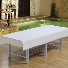 Housse de protection pour table de massage et de soins de beauté avec trou pour