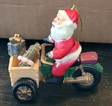 Vintage Santa on Tricycle