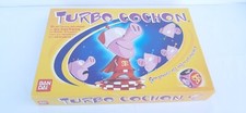 RARE ANCIEN JEU DE SOCIETE " TURBO COCHON  " BANDAI 2004 COMPLET TBE