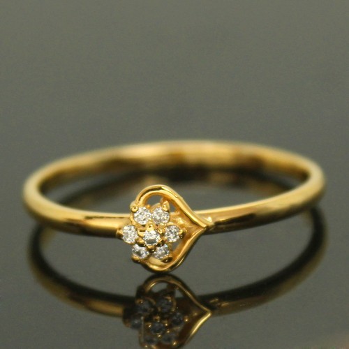 Bague ronde certifiée vvs1 - ronde, d/vvs1