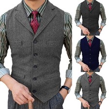 Gilet de costume homme rétro