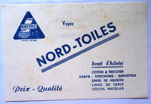 Buvard nord toiles - -, coton
