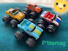Lot 4 anciennes voitures Micro Machines Monster Truck Galoob