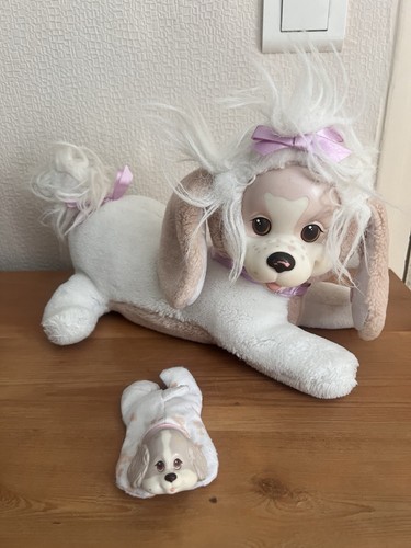 Peluche vintage chien puppy - vintage,