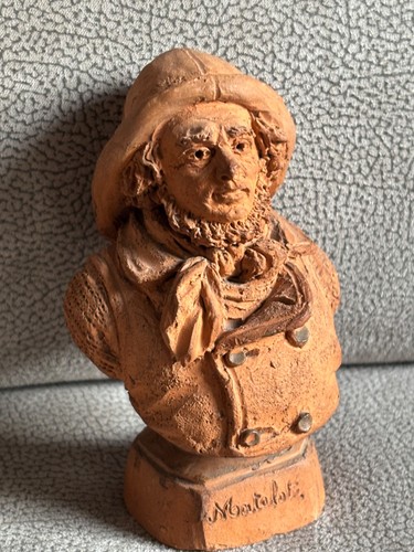 Ancienne terre cuite - cuite, buste