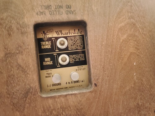 Wharfedale speakers w60d mark - speakers,