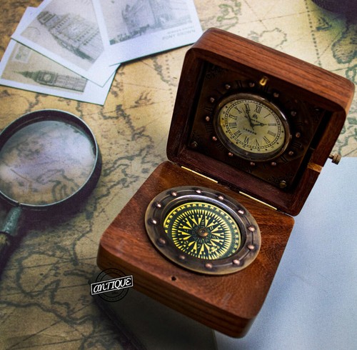 Vintage table horloge - horloge, ancien
