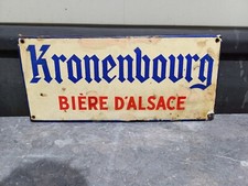 Plaque émailée KRONENBOURG