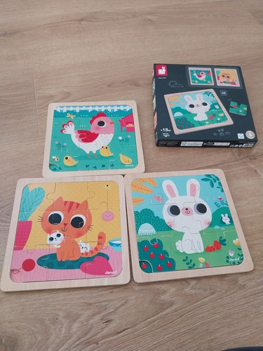 Puzzle trio janod - trio,