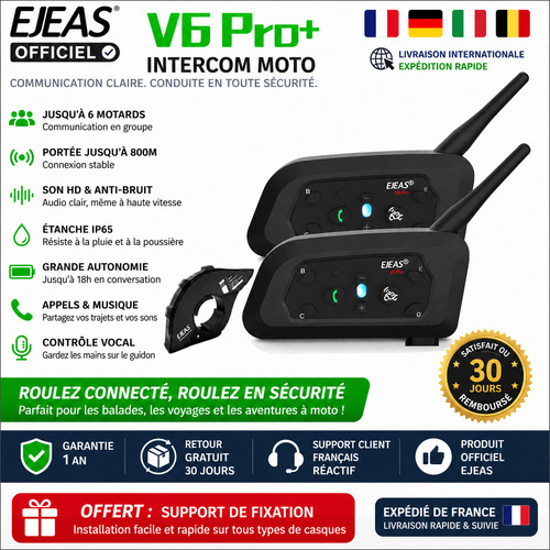 Ejeas pro intercom moto - pro+,