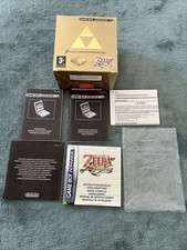 BOÎTE GAME BOY ADVANCE SP ZELDA LIMITED EDITION PAK + 5 NOTICES - SANS CONSOLE