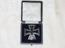 Croix de Fer 1 Classe avec Étui Avec Rare Fabricants 800 Kmst Drgm ! 1 Wk